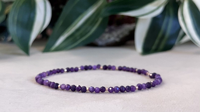 Bracelet | Améthyste - Délicat Intense