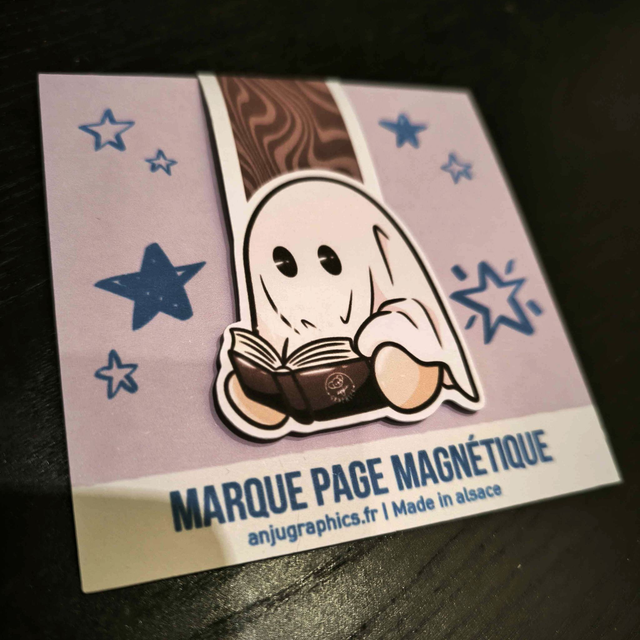 Marque-page magnétique - Fantôme