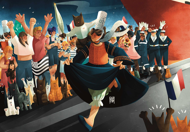 La Flamme Olympique à Brest