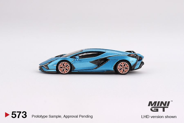 MGT00573 Mini GT 1/64 Lamborghini Sián FKP 37 Blu Aegir (LHD)