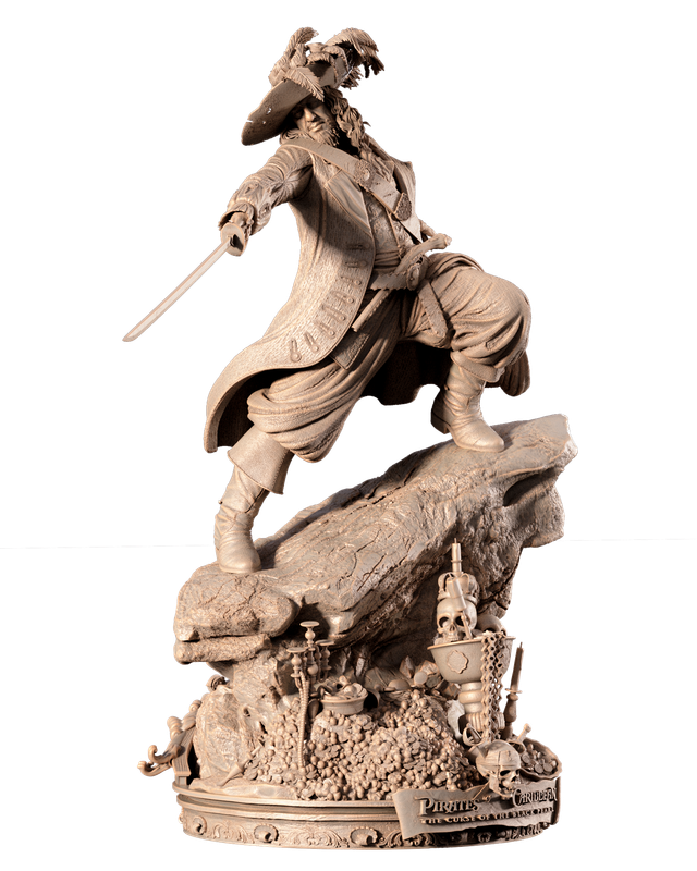 Statue PIRATES DES CARAIBES BARBOSSA