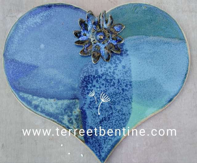 COEUR en grès à coller 