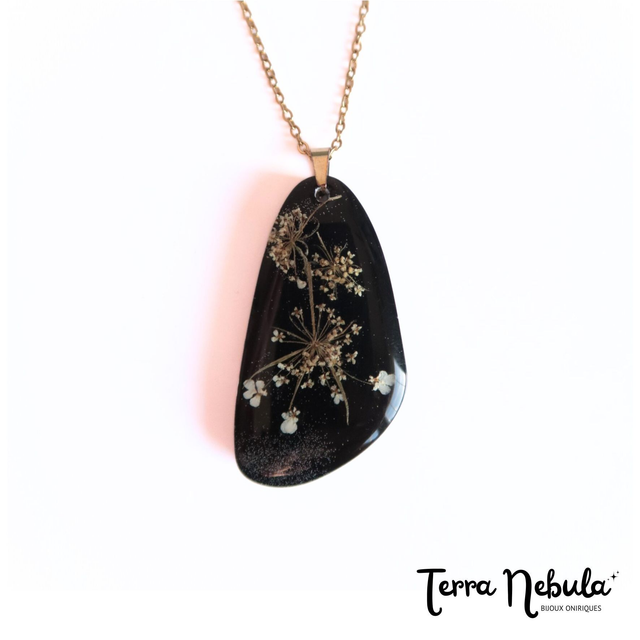Collier fleuri Charme intemporel | CO034 | Ombelles