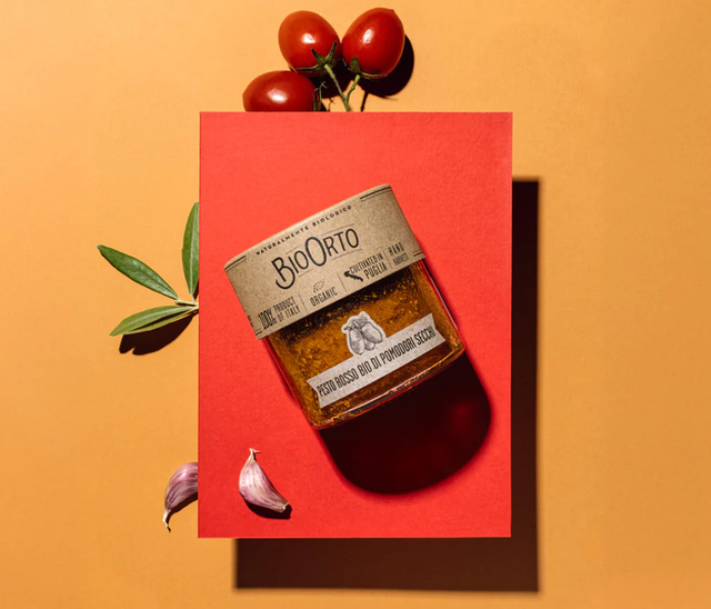 Pesto rosso biologico di pomodori secchi - Bio Orto - 175gr