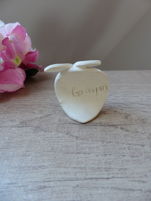 Figurine petit hibou blanc en plâtre fait main Cagayan, hibou miniature collection bébé animaux oiseaux chouettes, porte bonheur cadeau ami