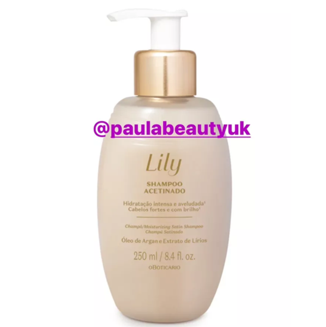 Lily Shampoo Acetinado 250ml O Boticário *