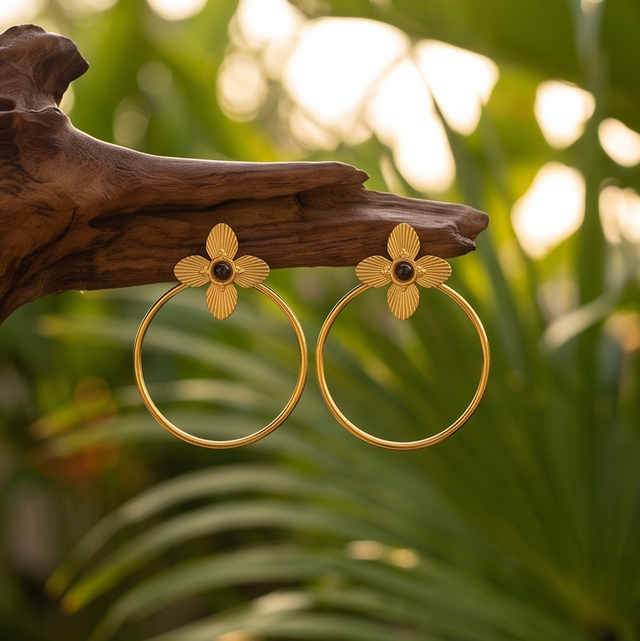 🤎 Boucles d'Oreilles Sari 🤎