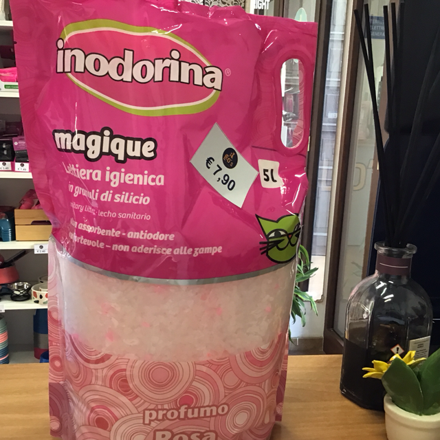 Inodorina lettiera igienica in gran Licio 5 l ultra assorbente antiodore confortevole non aderisce alla zampa Bío