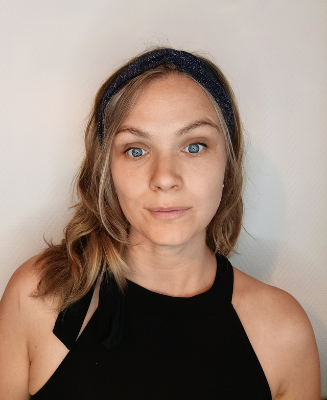 Bandeau à paillettes - bleu