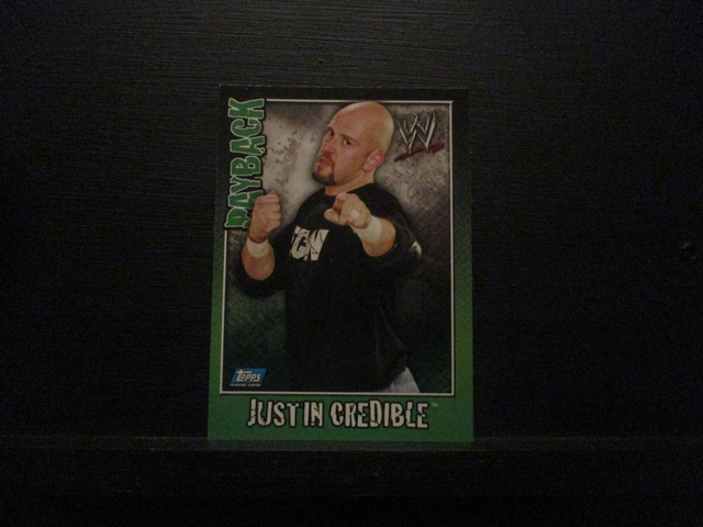Justin Credible - Payback Original Trading Card #69