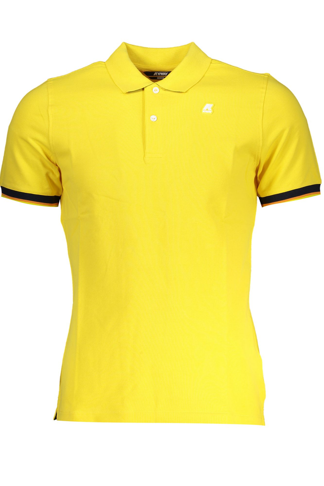 K-WAY POLO MANICHE CORTE UOMO GIALLO