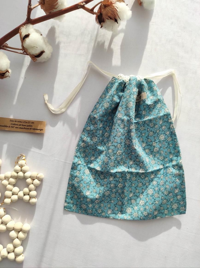 Pochon coton - les assortis verts