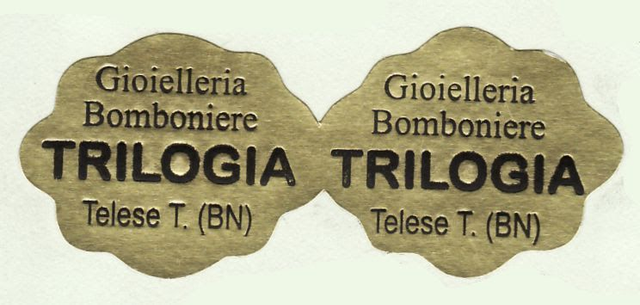 5000 ETICHETTE ADESIVE + 1000 IN OMAGGIO * FORMATO B *Cliché gratis *Paga in 3 rate con Klarna o carta PayPal * IVA inclusa