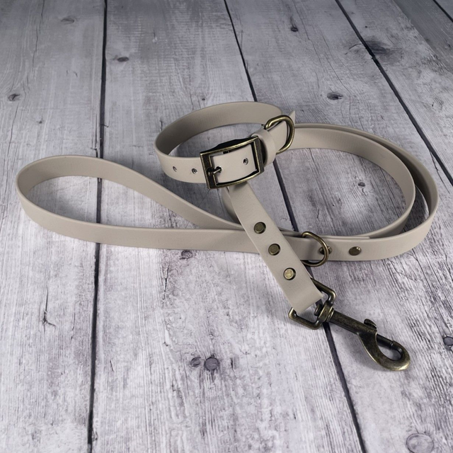 Taupe Waterproof BioThane® Lead