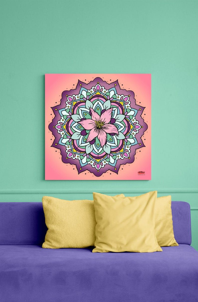 Mandala Floral Zen : L’Art Énergétique qui Harmonise Corps et Esprit