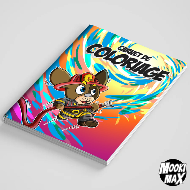 Carnet de Coloriage Gaston