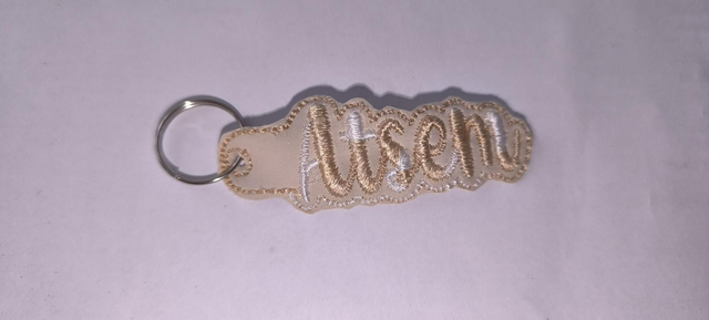 Porte clef Atsem multi or
