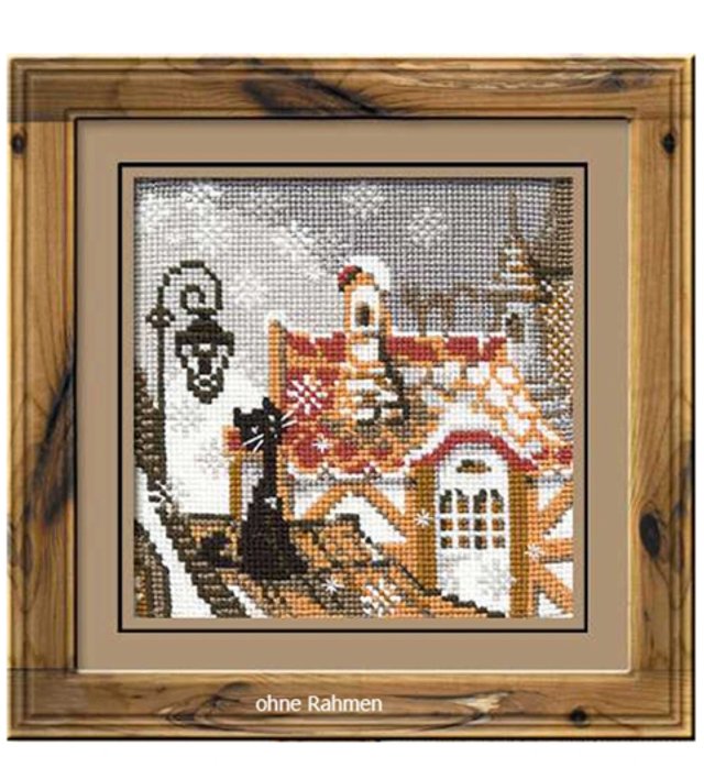 Stadtkatze im Winter