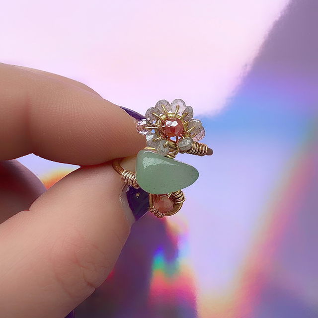 Bague Azélie Aventurine