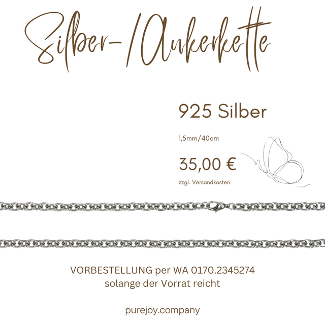 Silberkette / Ankerkette 