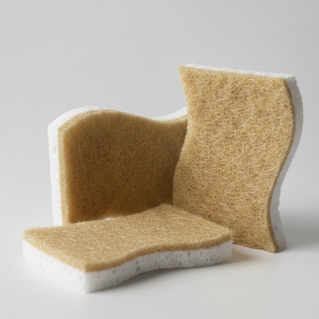 Estropajo de fibra natural