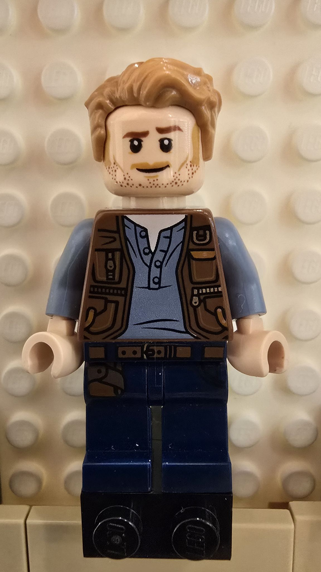 LEGO jw023 Owen Grady Minifigur