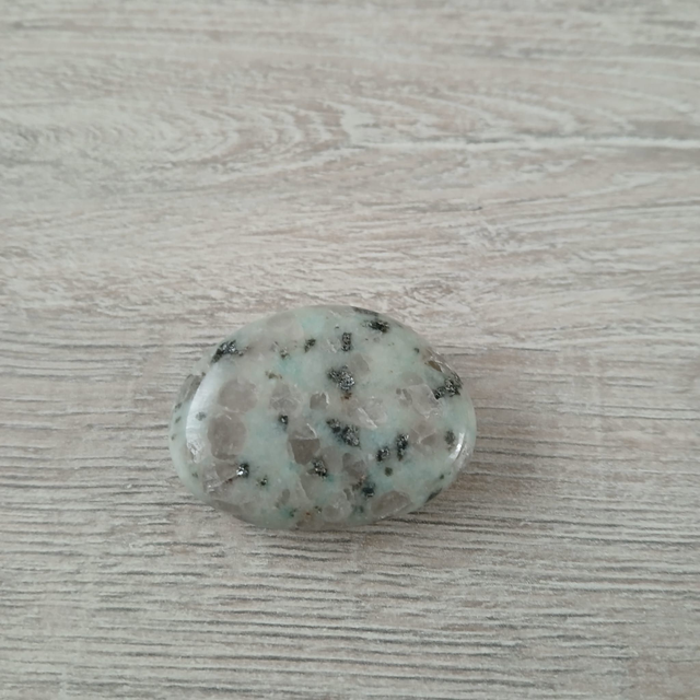 Kiwi Jaspis – Balans & Ontspanning 4x3,5x1,5cm  (12.099)