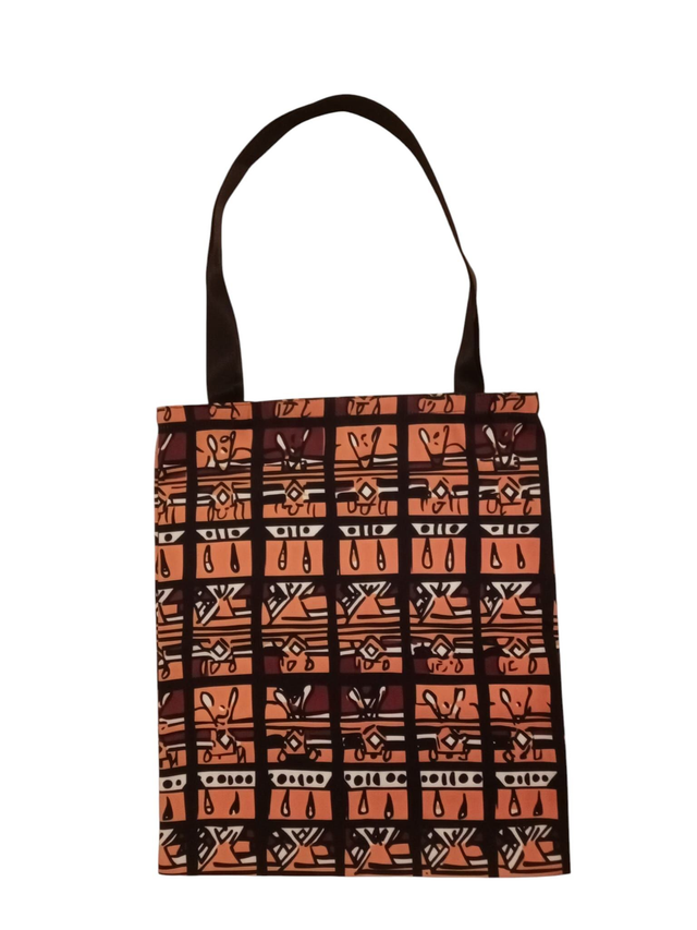 Sac Fourre-Tout en Wax Tribal Africain – Style Authentique &amp; Pratique