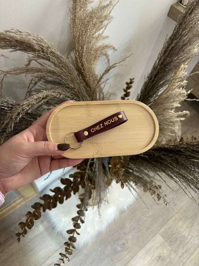 Porte-Clé Cuir Chez Nous Bordeaux