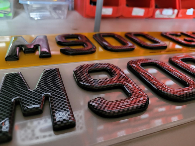 3mm Black 4D with Carbon Gel