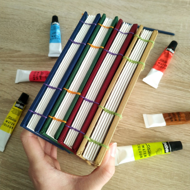 Carnet d'artiste A6 multitechnique (aquarelle, dessin...)