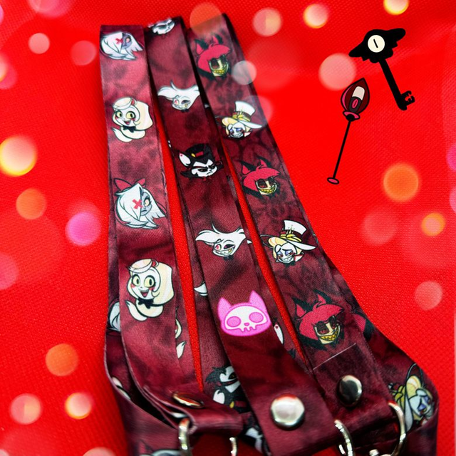 Hazbin Hotel lanyards set