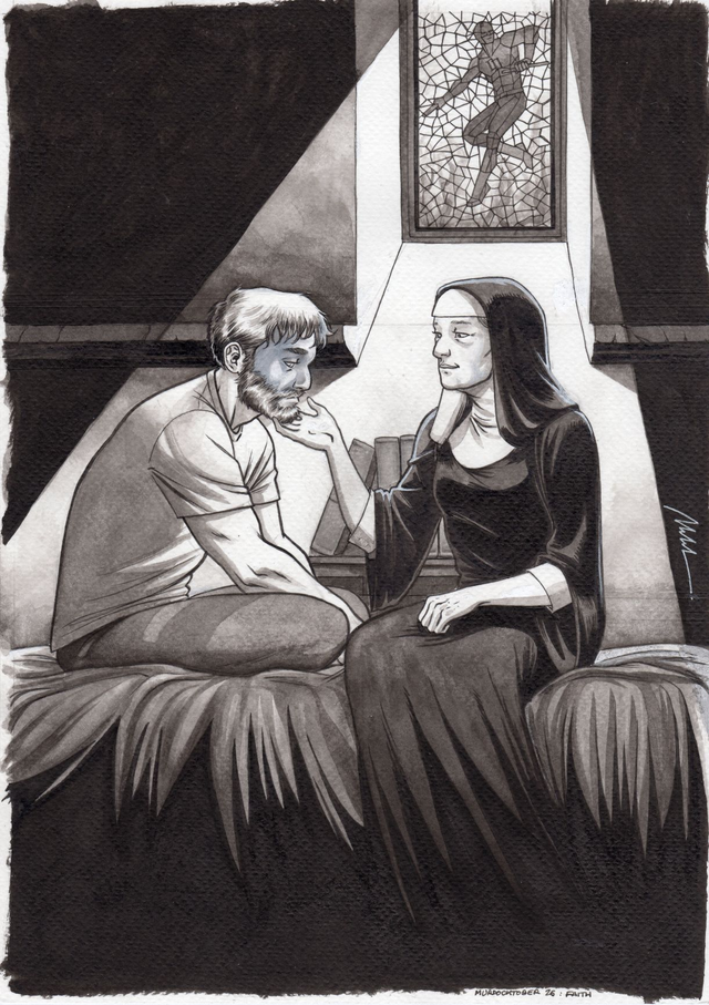 2023 - Murdocktober 26 - Faith - ORIGINAL, A4 (8.3x11.7)