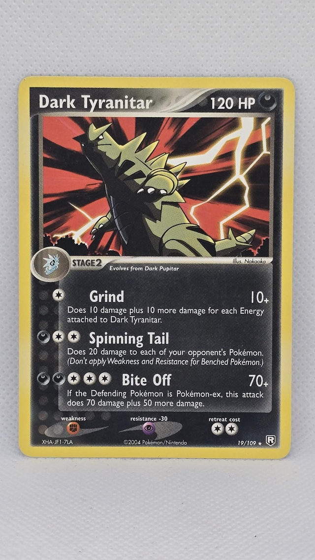 Dark Tyranitar (TRR 19)
EX Team Rocket Returns NM 