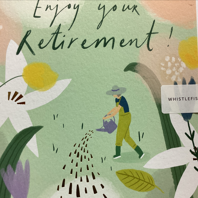 Retirement - watering the garden WF