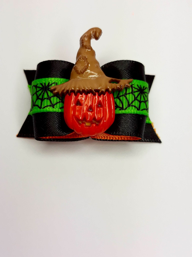 Noeud pour chien simple coque-halloween-citrouille épouvantail