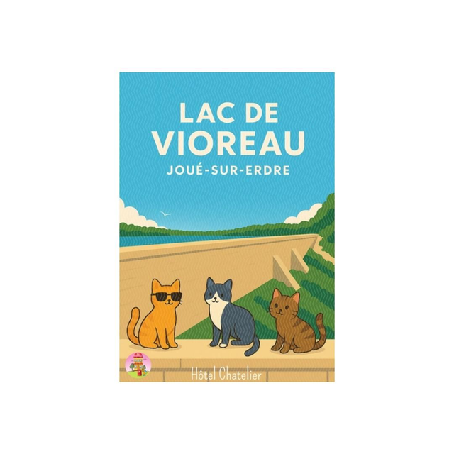 Carte postale - lac de vioreau barrage 