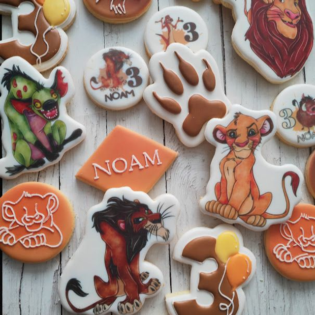 Lot de 15, 20 ou 25 SugarCookies thème de votre choix