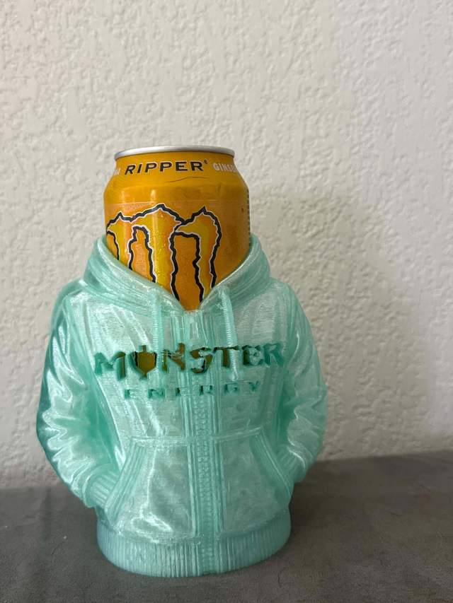 Porte-canette sweat à capuche – Support boisson imprimé en 3D