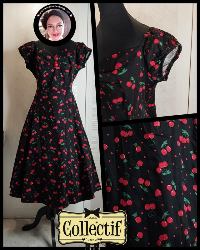 Robe Collectif Dolorès Cherry Love T46