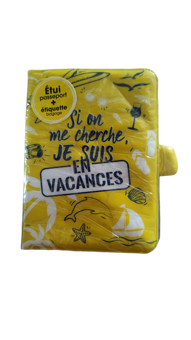 Étuis passeport + étiquette bagage