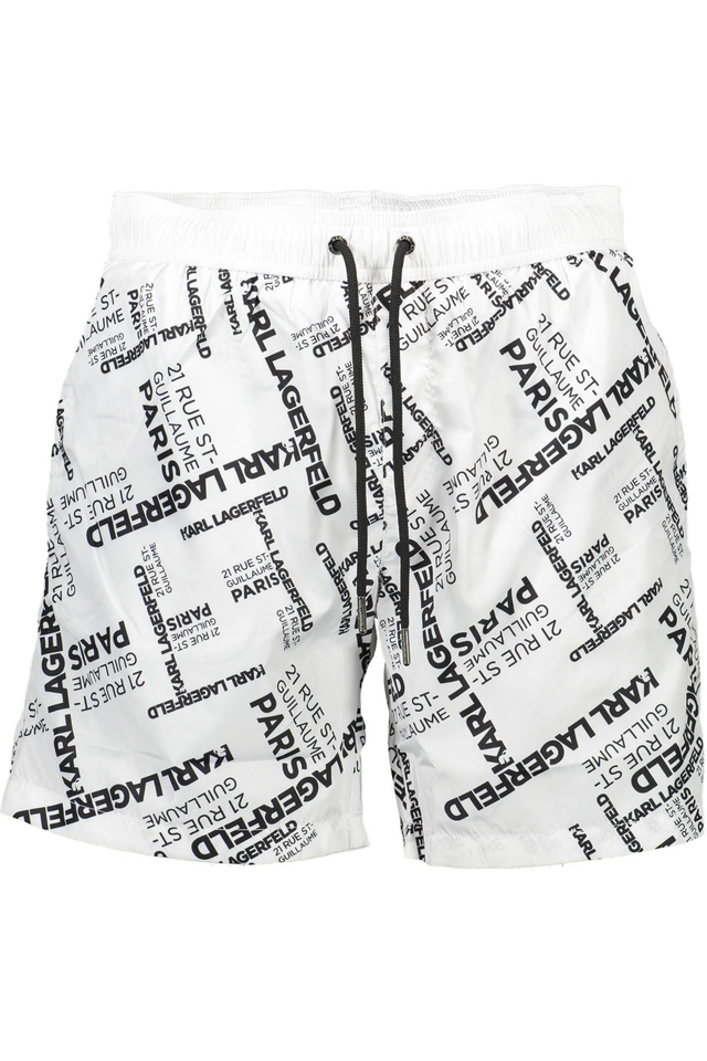 KARL LAGERFELD COSTUME PARTE SOTTO UOMO BIANCO