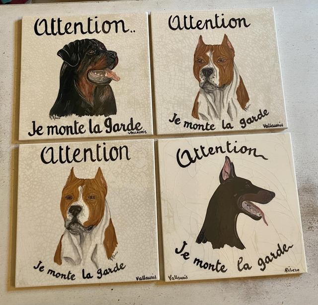 Plaque céramique 20x 20 cm