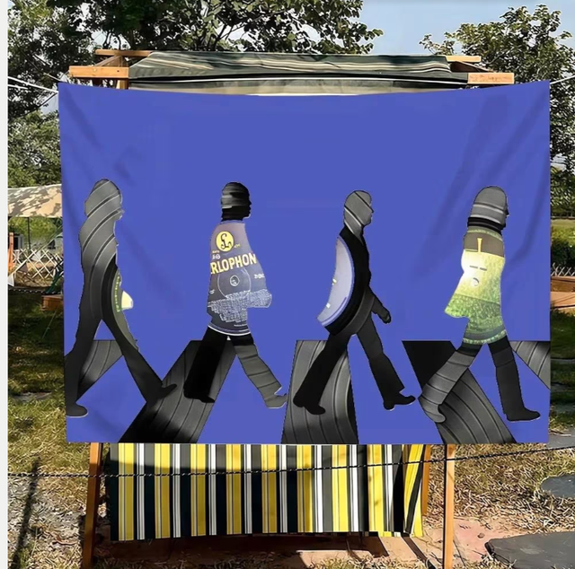 Grote vlaggen The Beatles (150x90cm)