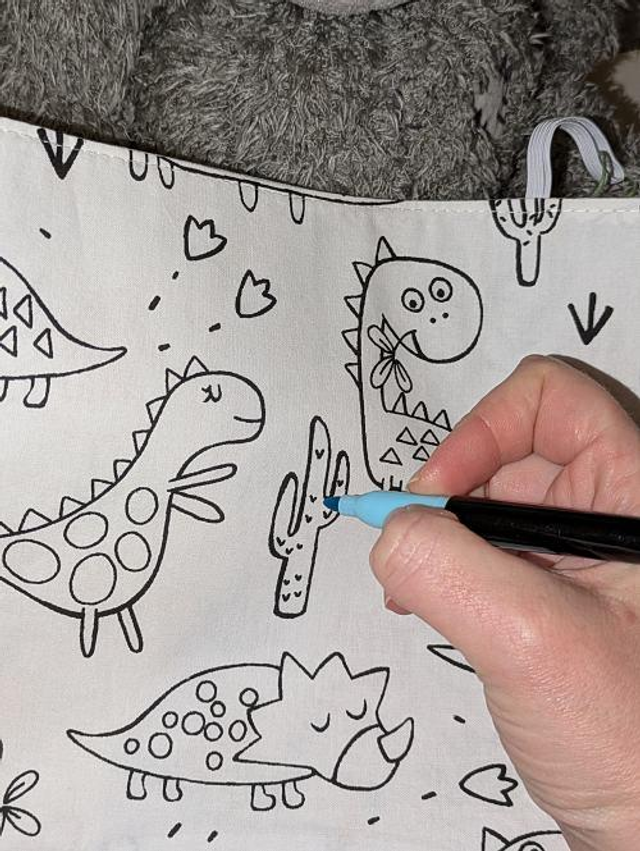 Feuille de coloriage lavable