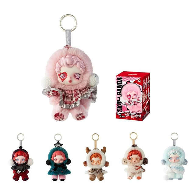 Skull Panda Winter Symphony Blind Box Plush Keyring