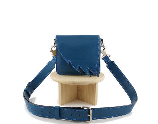 Mini Sac bandoulière et ceinture KARASU Bleu Vif