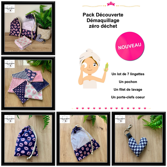 Pack découverte - Démaquillage zéro déchet