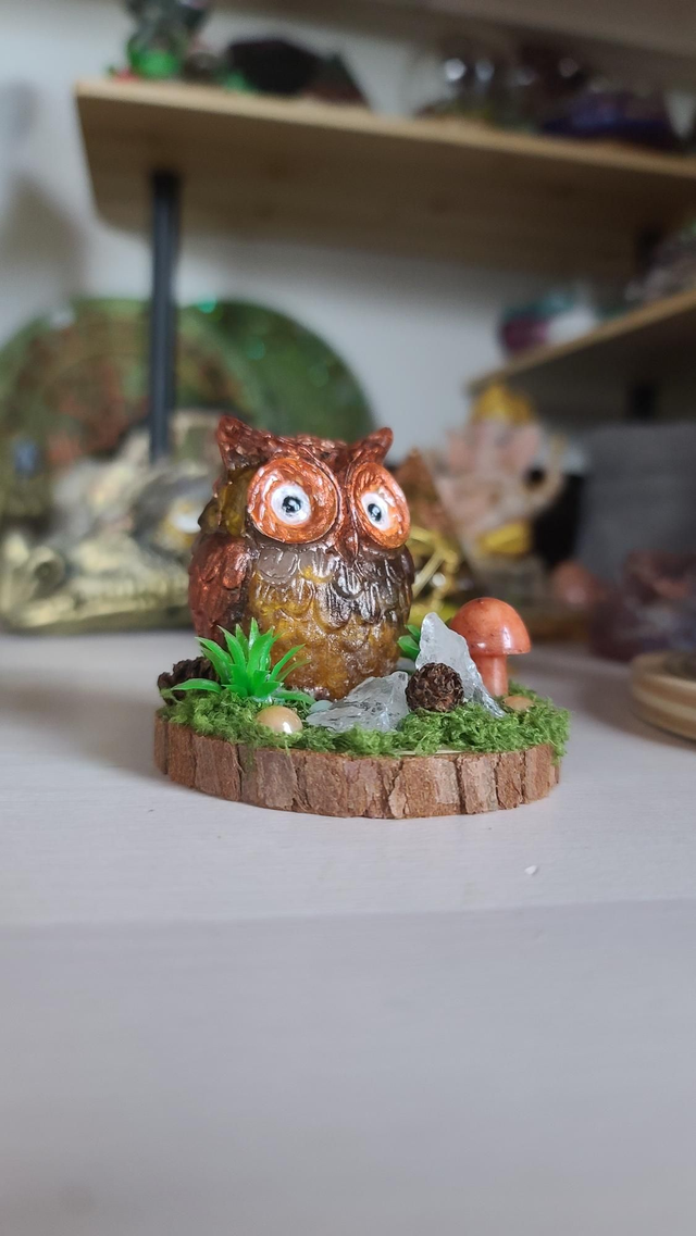 Hibou 🍂 Œil de tigre 