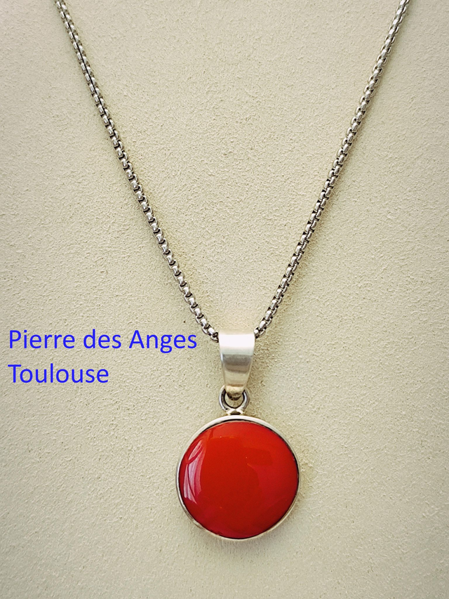 Pendentif Corail Gorgone